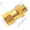 Swivel connection in Brass 