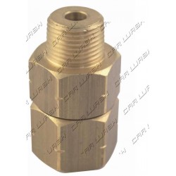 Raccordo Girevole diritto compatto Ottone 3/8 MF