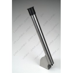 Stainless steel rigid lance holder with floor attachment