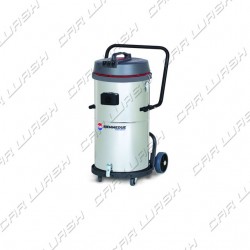Vacuum cleaner / liquid with handle SM70 - Tilting casing in stainless steel 70 lt - 3600 W (3 engines)