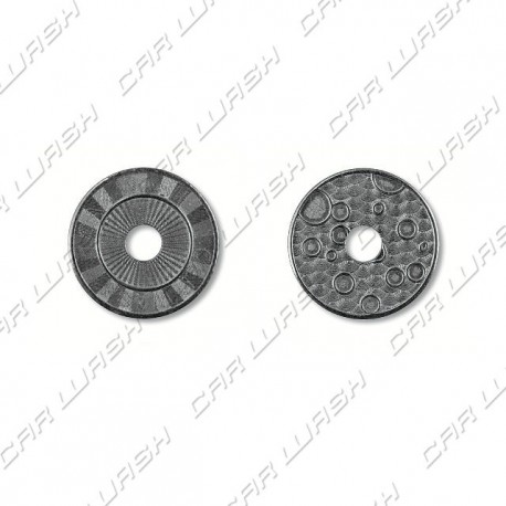 Token stainless steel diam 24 mm hole