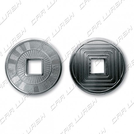 Token stainless steel diam 25 mm