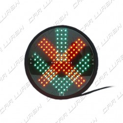 Freccia Verde/Croce Rossa Semaforo a led 9/8 W 220 V. - d. 214 mm. (200)