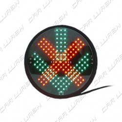 Freccia Verde/Croce Rossa Semaforo a led 9/8 W 220 V. - d. 214 mm. (200)