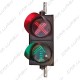 Adjustable double complete traffic light