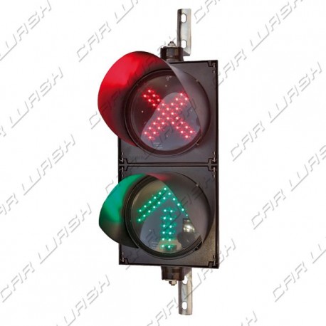 Adjustable double complete traffic light