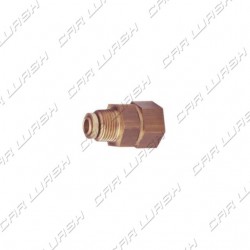 Light straight swivel connector MF3/8