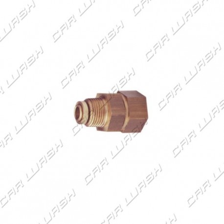 Light straight swivel connector MF3/8