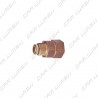 Light straight swivel connector MF3/8