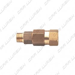 Straight swivel coupling MF3 / 8 MR-O brass