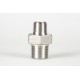 Raccordo nipplo ridotto M3/8 M1/4 inox