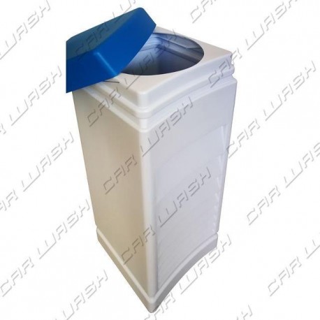 Detergent drum 82 liters 31x31x90 blue lid