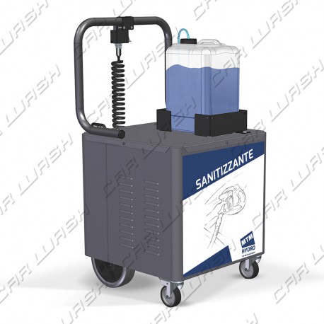 Sanispray wheeled sanitizing machinery