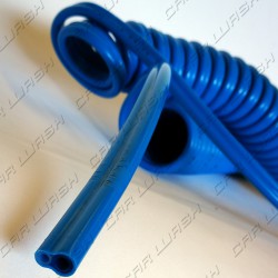 Tubo Spirale doppio 6x4 - 4x2 11mt con memoria azzurro senza raccordi