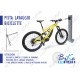 Cartello A4 reggi bici / bike