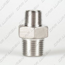 Raccordo nipplo ridotto M1/2 M1/4 inox