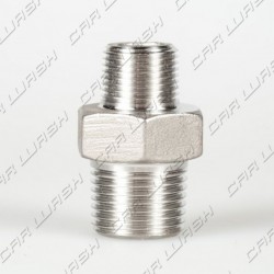 Reduced M1 / 2 M1 / 4 stainless steel nipple connection