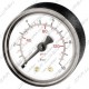 Manometro plastica a secco 0-10 bar assiale att. 1/4'' d. 50 mm.
