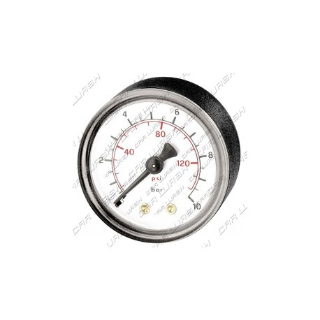 Dry plastic pressure gauge 0-10 bar