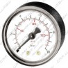 Manometro plastica a secco 0-10 bar assiale att. 1/4'' d. 50 mm.