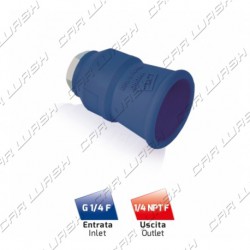 Nozzle holder 1/4 1/4 with blue protection