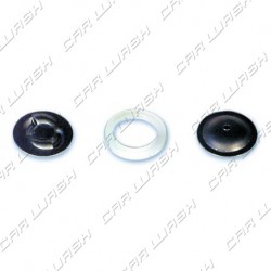 Kit Ugello Testa Piatta Atomizzatore mm 1 ( Ugello Inox + Guarnizione + Convogliatore )