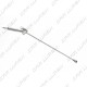 Pistola inox + Lancia inox 600 mm per lavacerchi