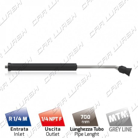 Lancia RLS L700 inox inclinata completa di portaugello