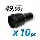Lotto di 10 raccordi girevoli d 38