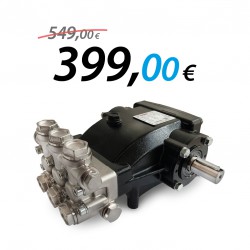Pompa Hawk NMT destra 1220 CWR per Car Wash testa nichelata + tenute CW