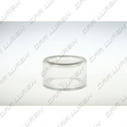 Transparent silicone protection for button