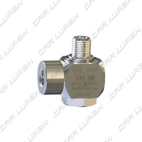 Swivel coupling 90° MF1/4 SW90 SS