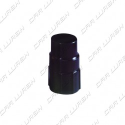 Black swivel hose / nozzle fitting for 51/51 tube