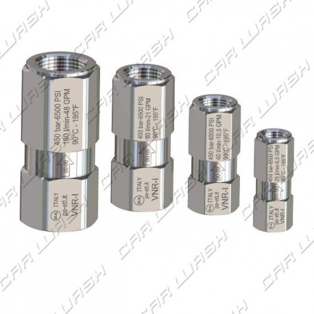 HP stainless steel anti-return valve FF3 / 8