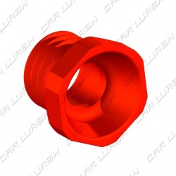 Red nozzle fitting