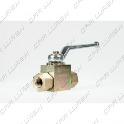 Ball valve in steel from FF3 / 8 "500 bar