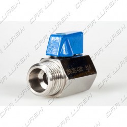 Mini stainless steel ball FM1 / 2 small blue lever