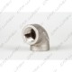 Curved 90 FF1 / 4 stainless steel fitting