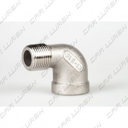 Curved connection 90 MF1 / 4 stainless steel