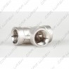 Raccordo a T 3 FFF1/4 inox