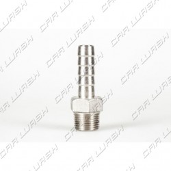 Stainless steel hose connection M 3/8