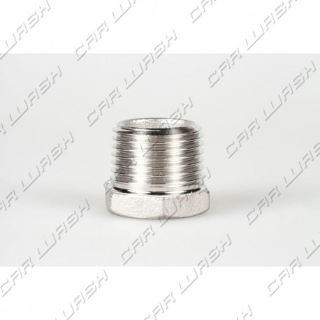 Stainless steel M1 / 2 F3 / 8 reduction fitting