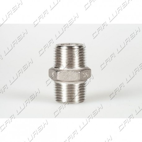 Raccordo nipplo MM1/4 inox