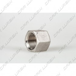 Stainless steel F1 / 4 hexagonal cap fitting