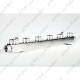 1/2 stainless steel manifold 6 outputs 2 inputs + brackets