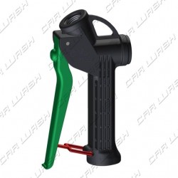 Leaky green lever spray gun