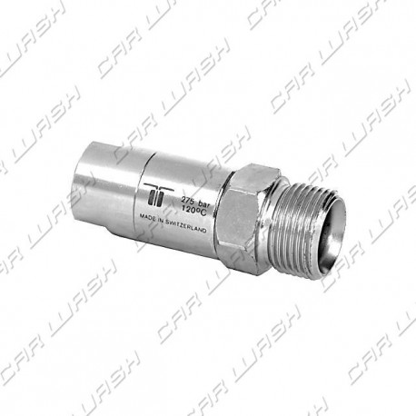 Straight swivel fitting MF3 / 8