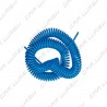 8x5 LIGHT BLUE spiral tube