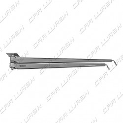 Rigid double ceiling arm