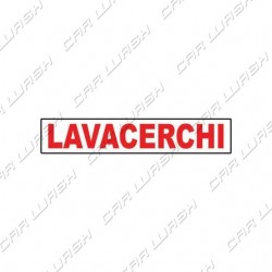 Adesivo scritta LAVACERCHI